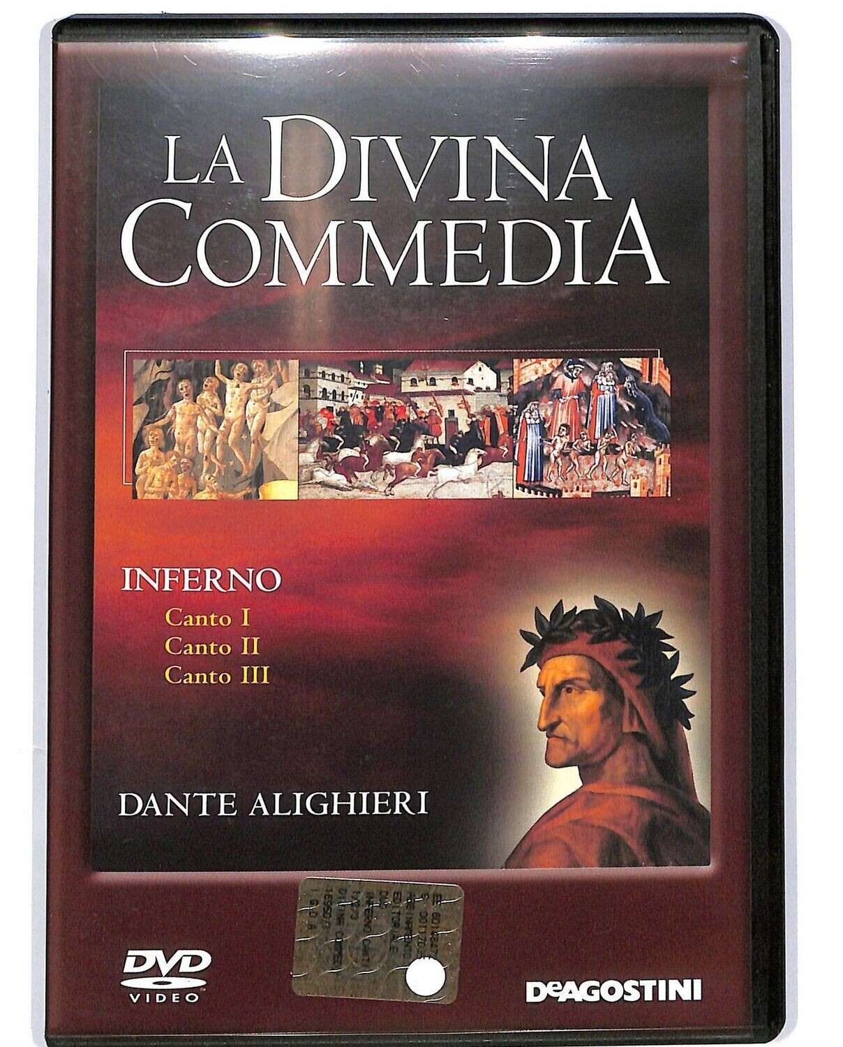 TeknoFilm - DVD – LA DIVINA COMMEDIA Vol. 01 - Dante Alighieri - INFERNO CANTO I - II - III (2004) - DE AGOSTINI