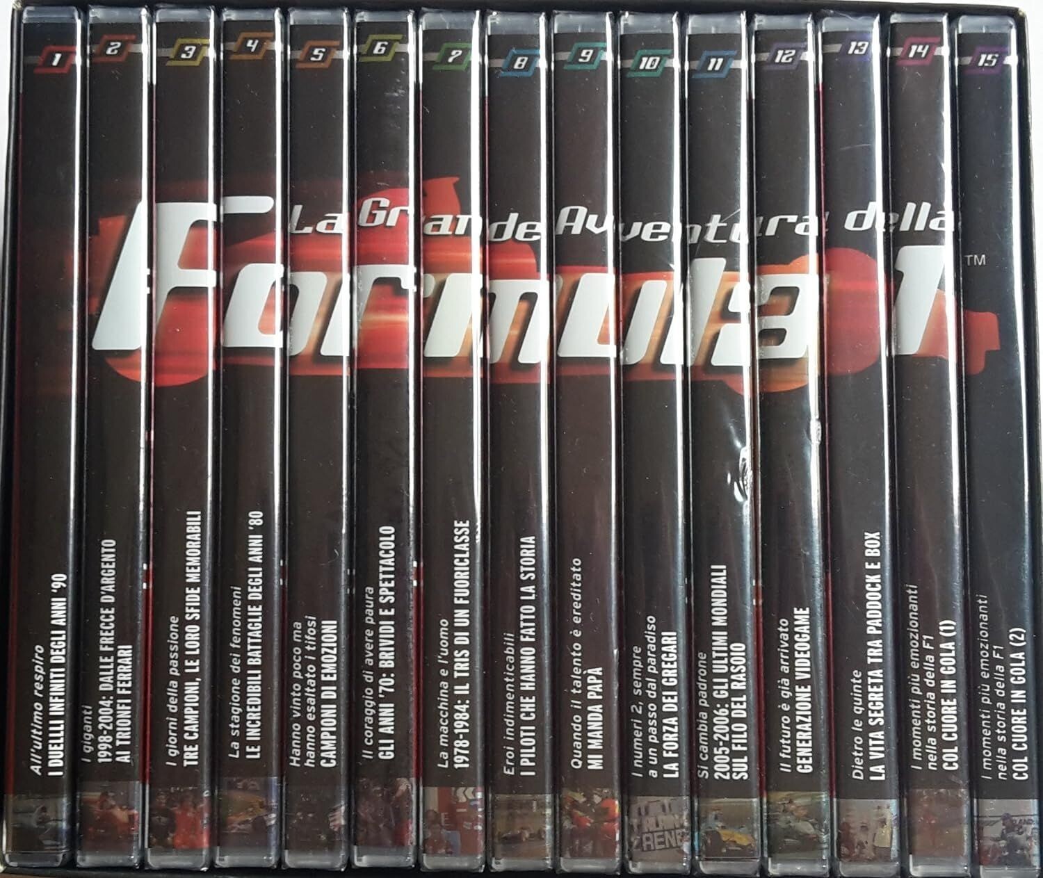 TeknoFilm - 15 DVD (Opera completa - Senza cofanetto) – LA GRANDE AVVENTURA DELLA FORMULA 1 (2007) - GAZZETTA DELLO SPORT