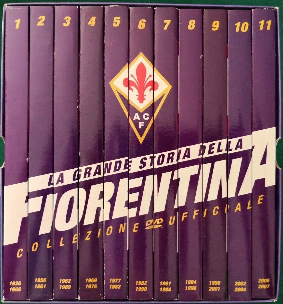 TeknoFilm - Box 11 DVD - LA GRANDE STORIA DELLA FIORENTINA (2008) - GAZZETTA DELLO SPORT