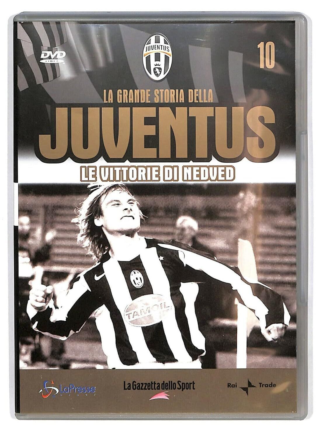 TeknoFilm - DVD + Book – LA GRANDE STORIA DELLA JUVENTUS Vol. 10 - LE VITTORIE DI NEDVED (2005) - GAZZETTA DELLO SPORT