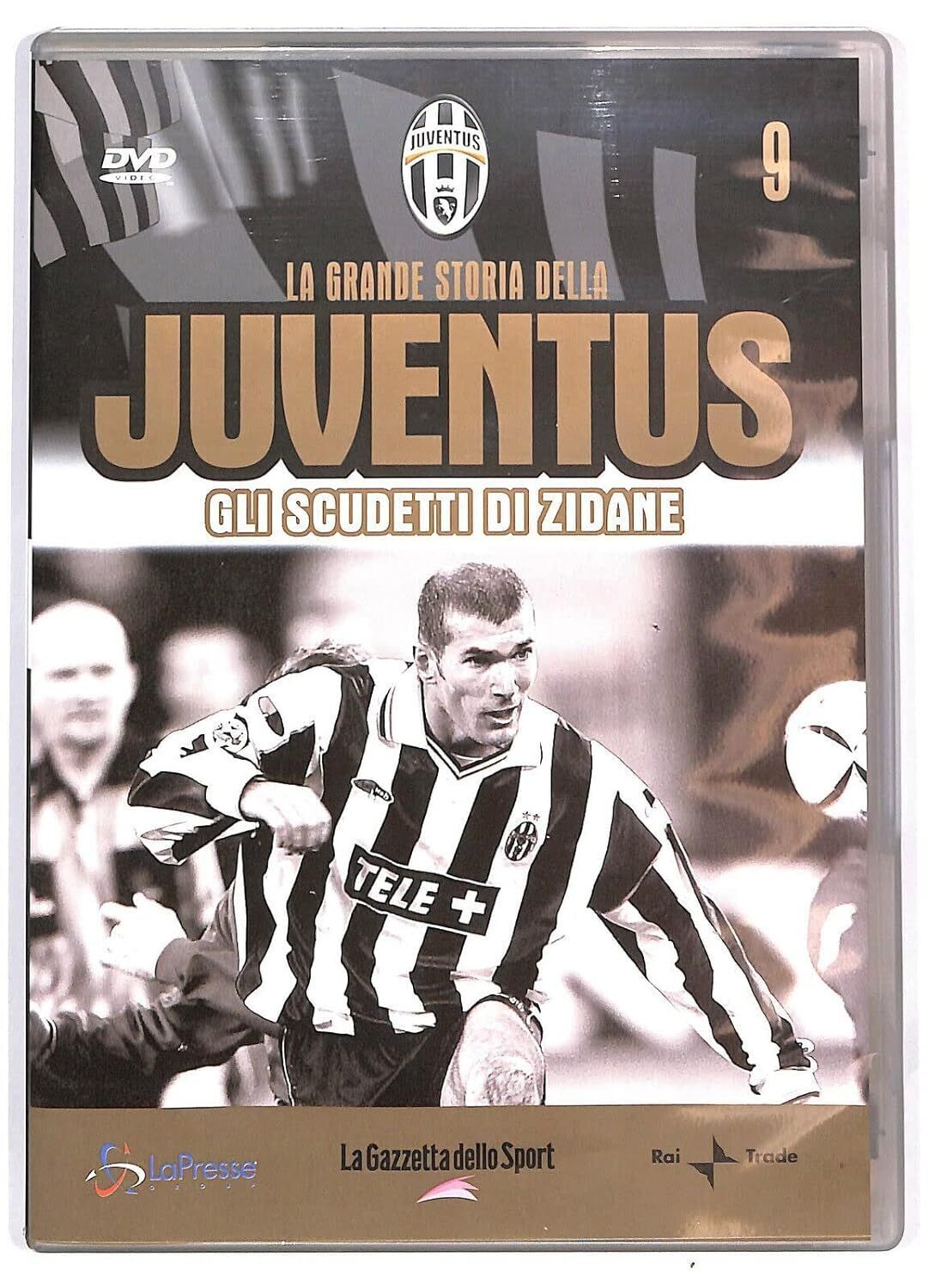 TeknoFilm - DVD + Book – LA GRANDE STORIA DELLA JUVENTUS Vol. 09 - GLI SCUDETTI DI ZIDANE (2005) - GAZZETTA DELLO SPORT