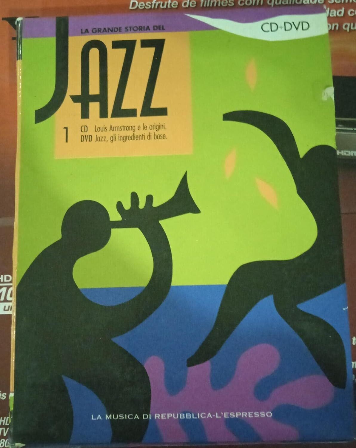 TeknoFilm - CD + DVD - LA GRANDE STORIA DEL JAZZ N° 01 di Elena Senarè (2009) - REPUBBLICA/L'ESPRESSO