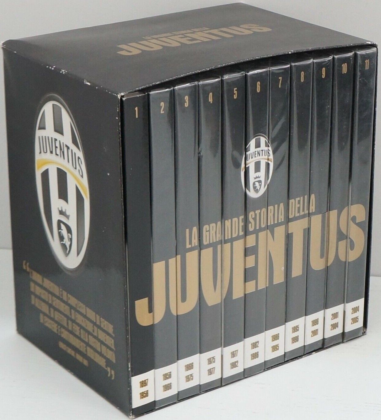 TeknoFilm - Box 11 DVD (Opera completa) – LA GRANDE STORIA DELLA JUVENTUS (2005) - GAZZETTA DELLO SPORT