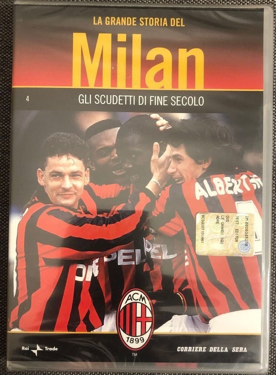 TeknoFilm - DVD – LA GRANDE STORIA DEL MILAN Vol. 04 - GLI SCUDETTI DI FINE SECOLO (2007) - CORRIERE DELLA SERA