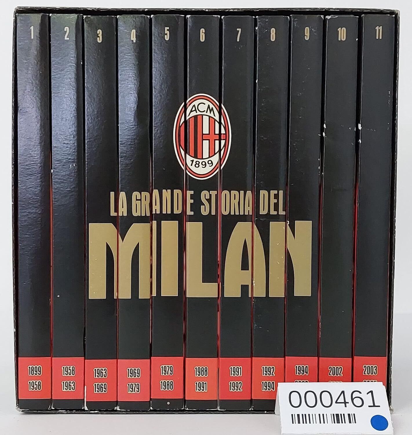 TeknoFilm - Box 11 DVD (Opera completa) – LA GRANDE STORIA DEL MILAN (2005) - GAZZETTA DELLO SPORT
