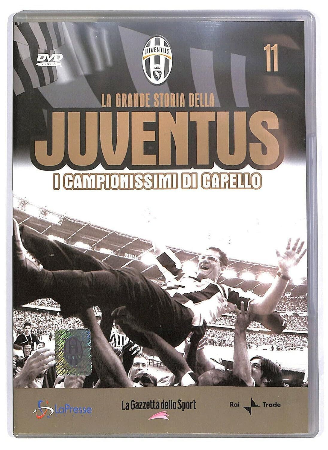 TeknoFilm – DVD – LA GRANDE STORIA DELLA JUVENTUS Vol. 11 - I CAMPIONISSIMI DI CAPELLO (2005) - GAZZETTA DELLO SPORT