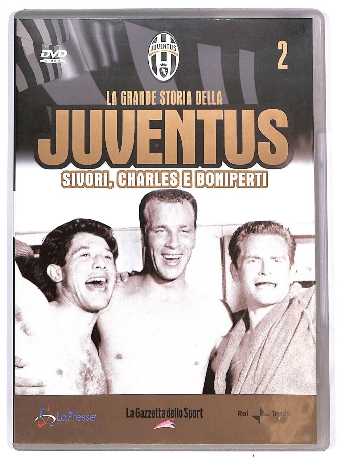 TeknoFilm - DVD + Book – LA GRANDE STORIA DELLA JUVENTUS Vol. 02 - SIVORI CHARLES BONIPERTI (2005) - GAZZETTA DELLO SPORT