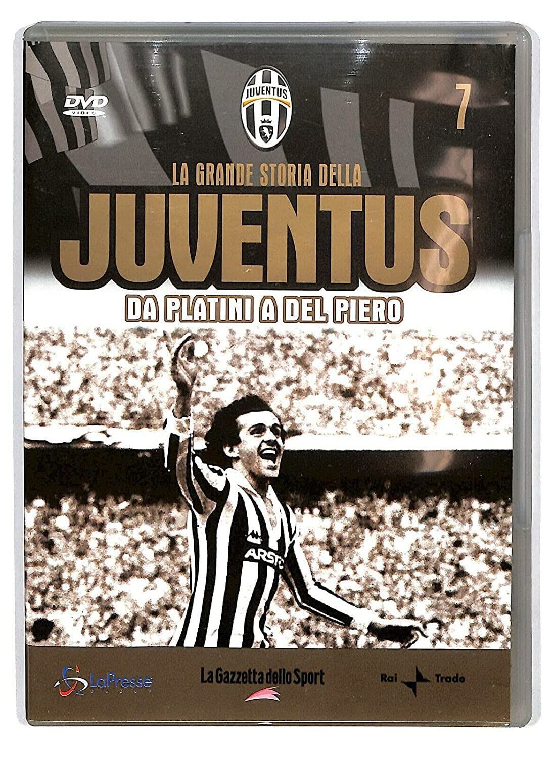 TeknoFilm - DVD + Book – LA GRANDE STORIA DELLA JUVENTUS Vol. 07 - DA PLATINI A DEL PIERO (2005) - GAZZETTA DELLO SPORT
