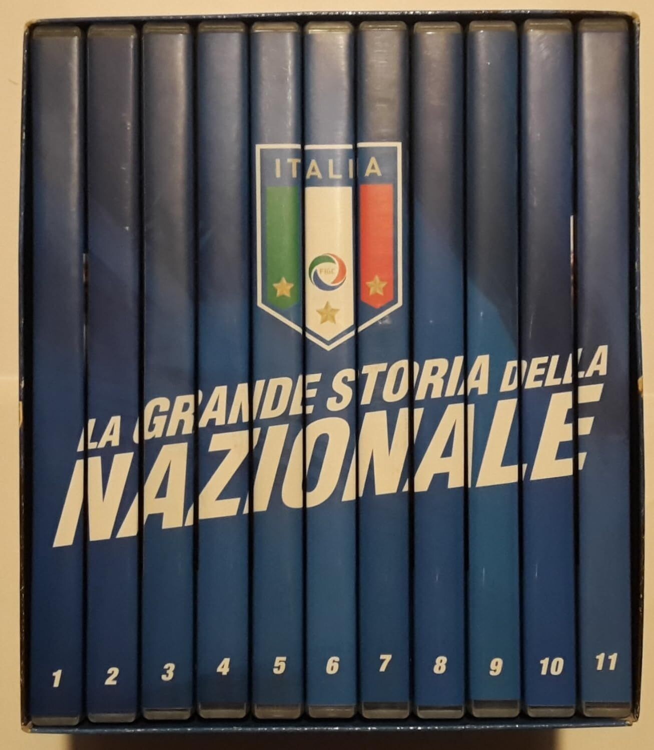 TeknoFilm - Box 11 DVD + Libretti (Opera completa) - LA GRANDE STORIA DELLA NAZIONALE (2006) - GAZZETTA DELLO SPORT