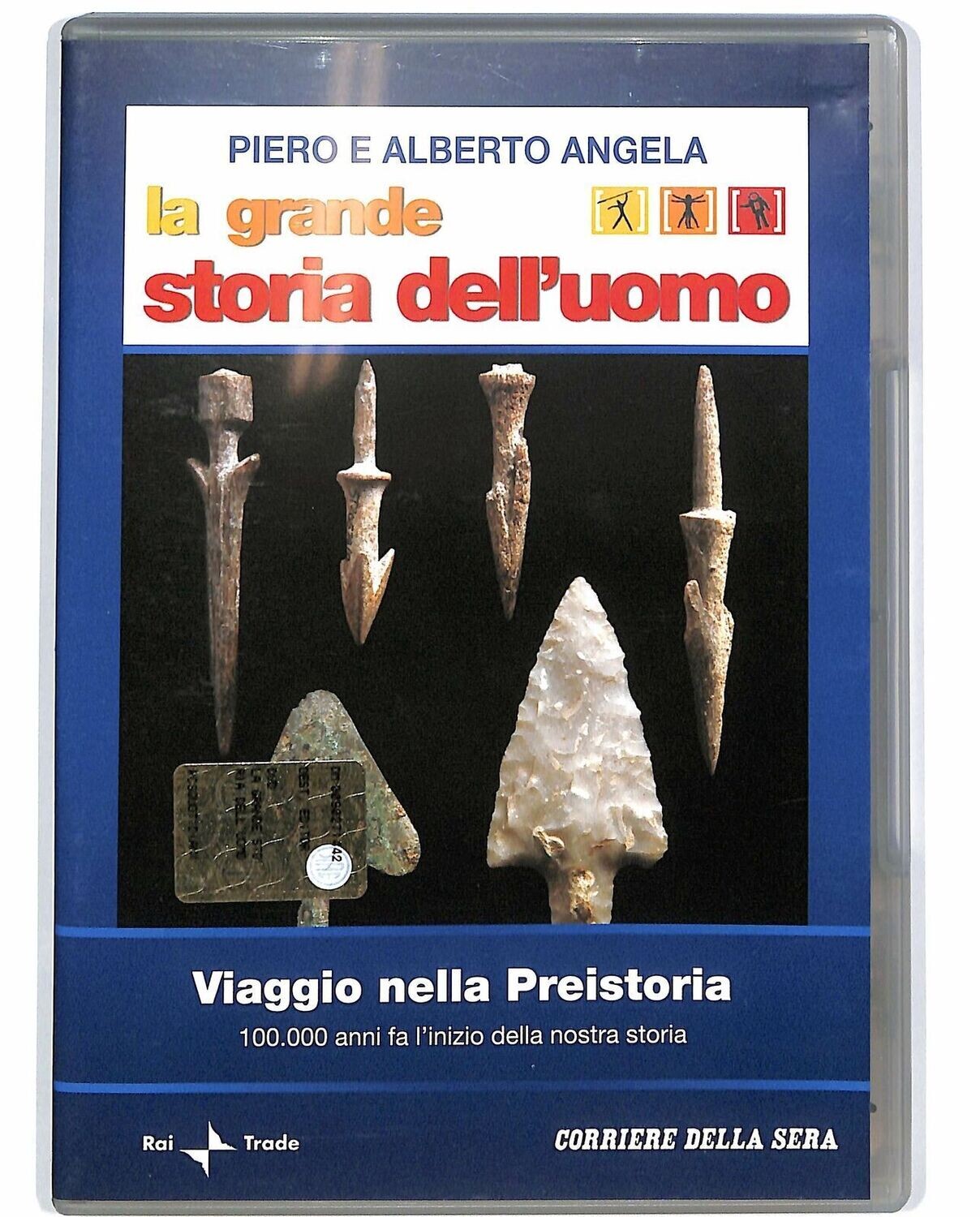 TeknoFilm – DVD - Piero Angela presenta: La grande storia dell'uomo N° 01 - VIAGGIO NELLA PREISTORIA (2008) - CORRIERE DELLA SERA