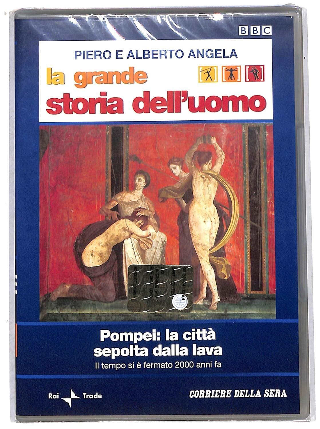 TeknoFilm – DVD - Piero Angela presenta: La grande storia dell'uomo N° 06 -  POMPEI: LA CITTA' SEPOLTA DALLA LAVA (2008) - CORRIERE DELLA SERA