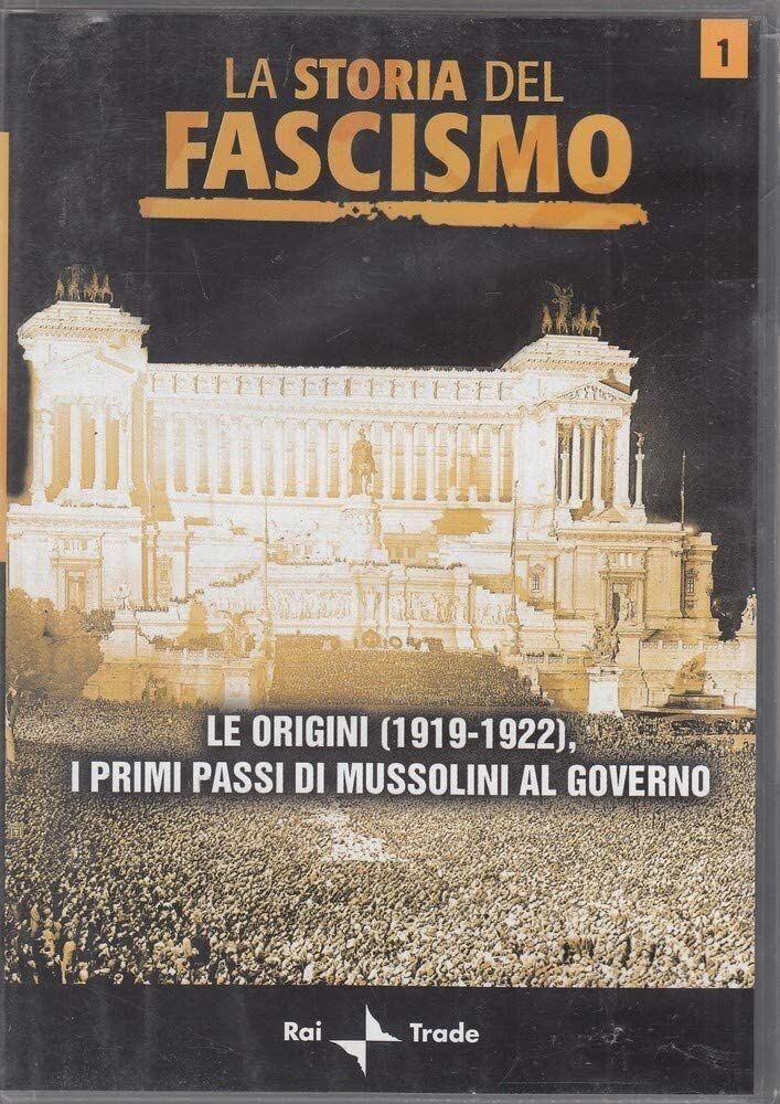 TeknoFilm – DVD – LA STORIA DEL FASCISMO Vol. 01 - LE ORIGINI 1919-1922 - I PRIMI PASSI DI MUSSOLINI AL GOVERNO - GAZZETTA DELLO SPORT