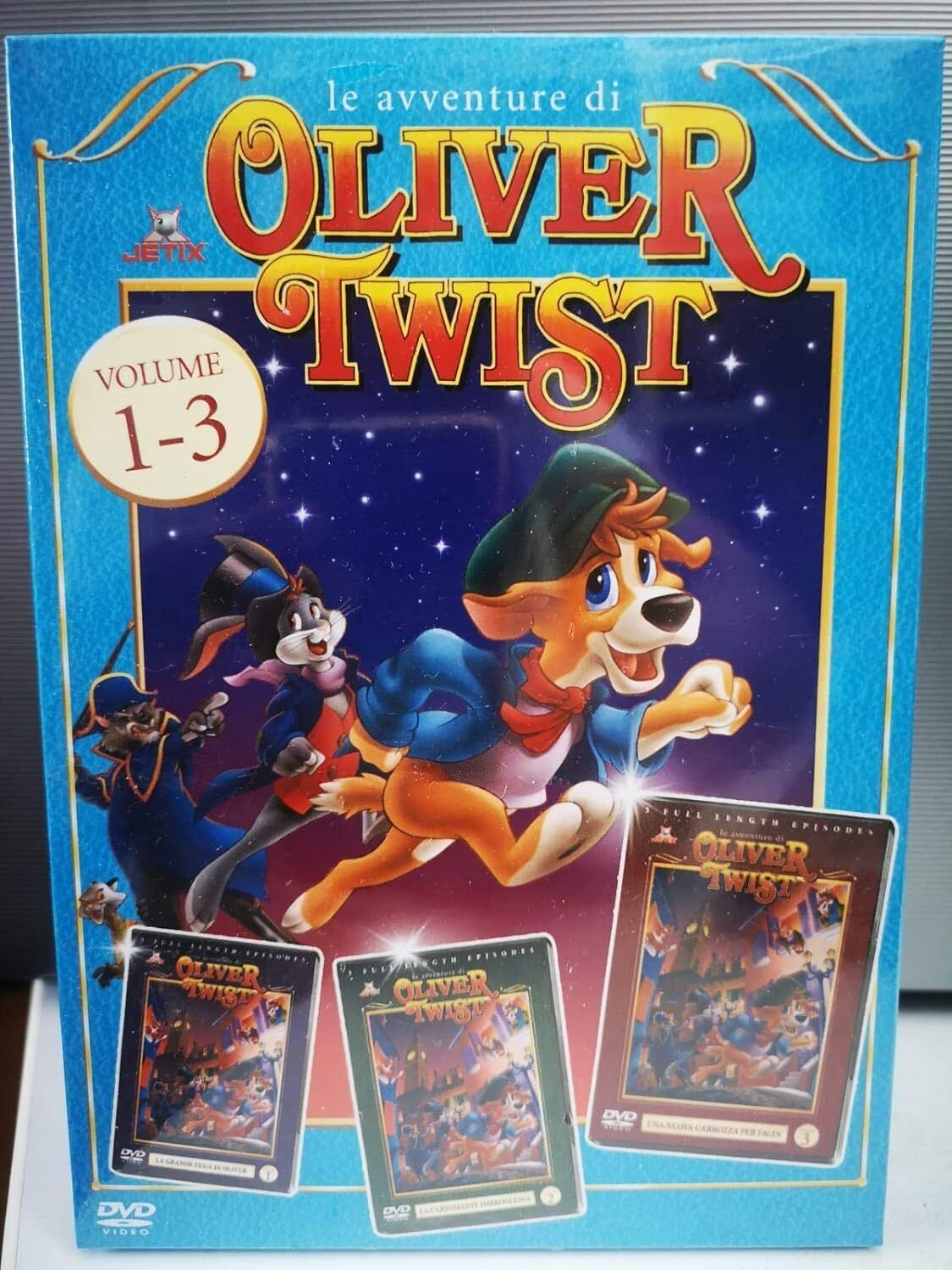 TeknoFilm - 3 DVD – LE AVVENTURE DI OLIVER TWIST - Vol. da 1 a 3 - FOX PRISMA