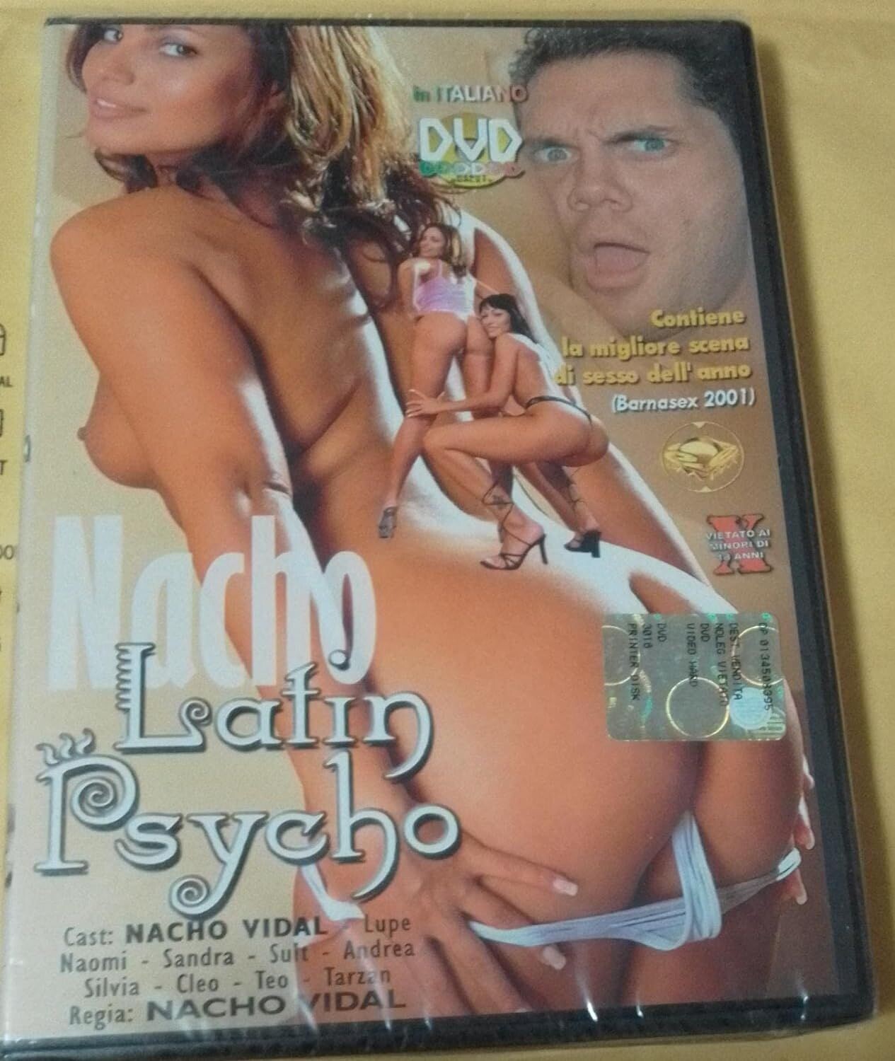 TeknoFilm – DVD (Lingua Italiana) – LATIN PSYCHO di Nacho Vidal - PRINTER DISK