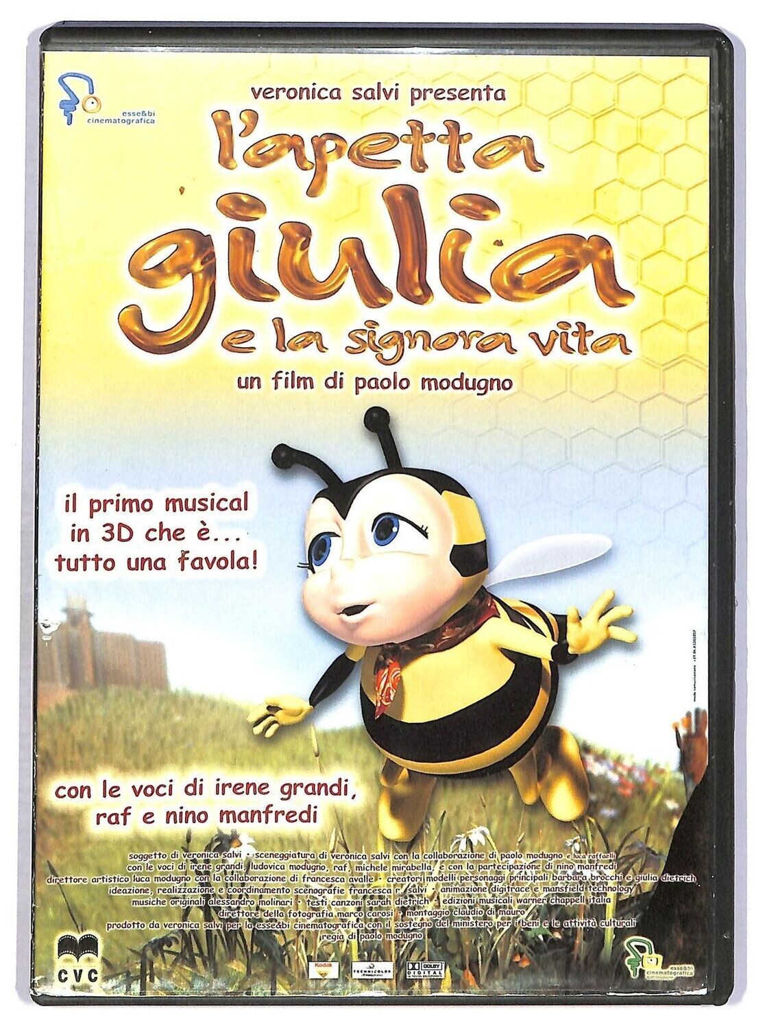 TeknoFilm – DVD - L'APETTA GIULIA E LA SIGNORA VITA di Paolo Modugno (2003) - MHE