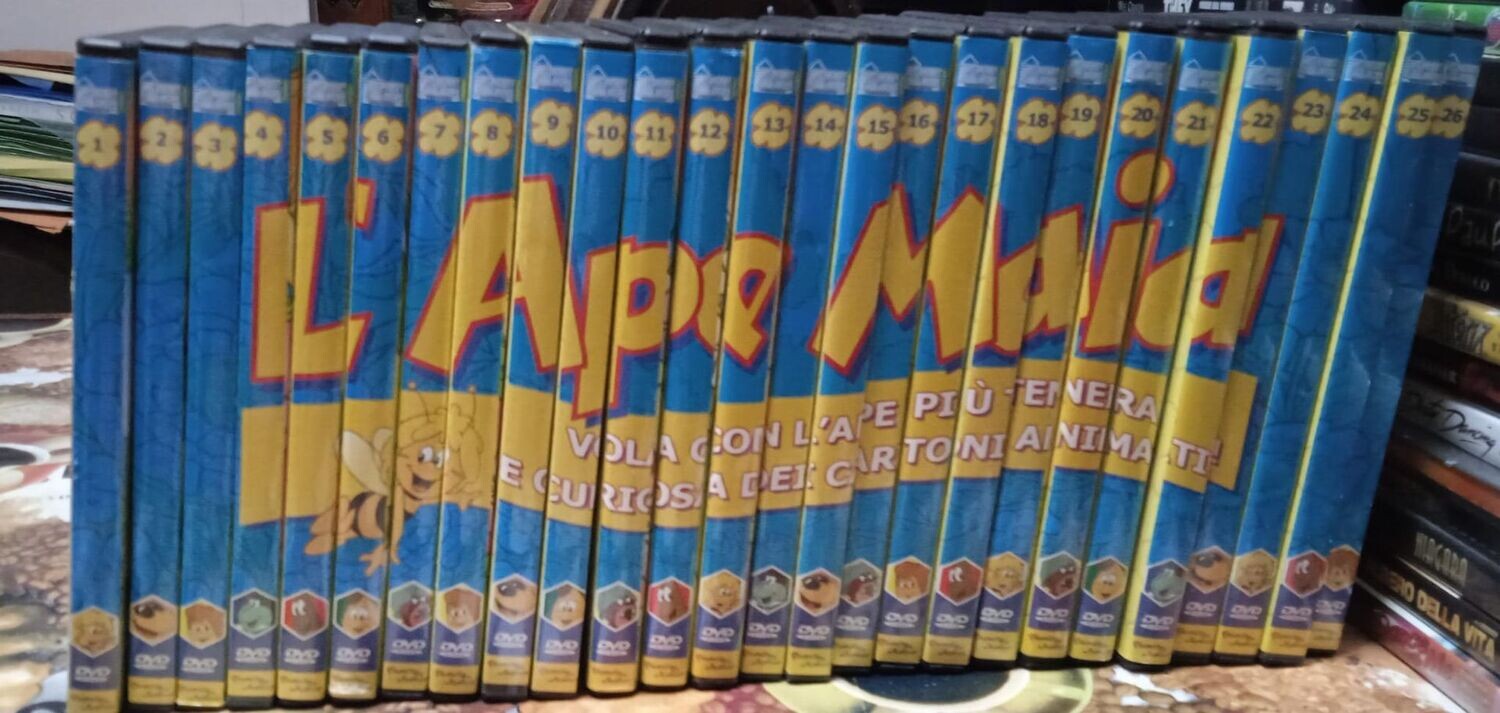 TeknoFilm - 26 DVD (Opera completa) – L'APE MAIA di Hiroshi Saitō (1975) - HOBBY & WORK