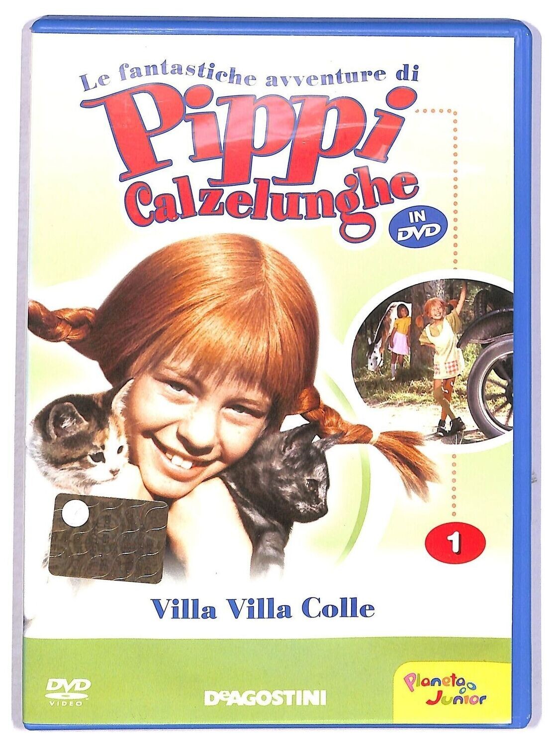 TeknoFilm – DVD – LE FANTASTICHE AVVENTURE DI PIPPI CALZELUNGHE Vol. 01 - VILLA VILLACOLLE di Olle Hellbom (1969) - DE AGOSTINI