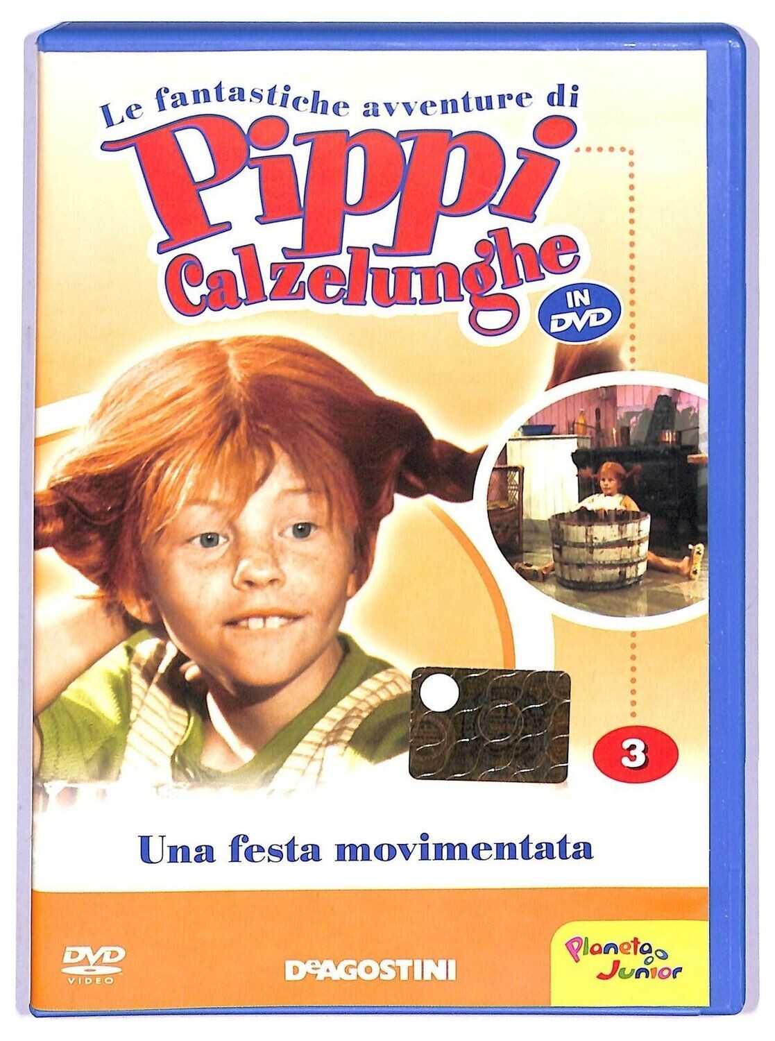 TeknoFilm – DVD – LE FANTASTICHE AVVENTURE DI PIPPI CALZELUNGHE Vol. 03 - UNA FESTA MOVIMENTATA di Olle Hellbom (1969) - DE AGOSTINI