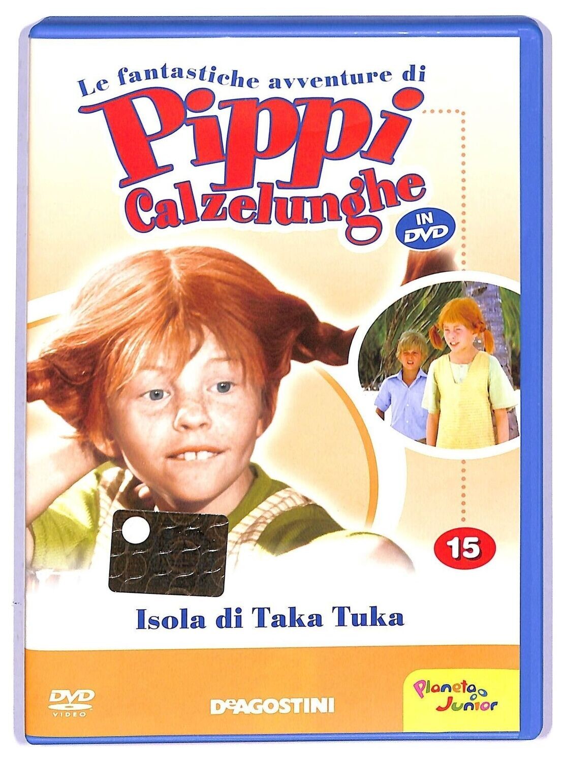 TeknoFilm – DVD – LE FANTASTICHE AVVENTURE DI PIPPI CALZELUNGHE Vol. 15 - L'ISOLA DI TAKA TUKA di Olle Hellbom (1969) - DE AGOSTINI