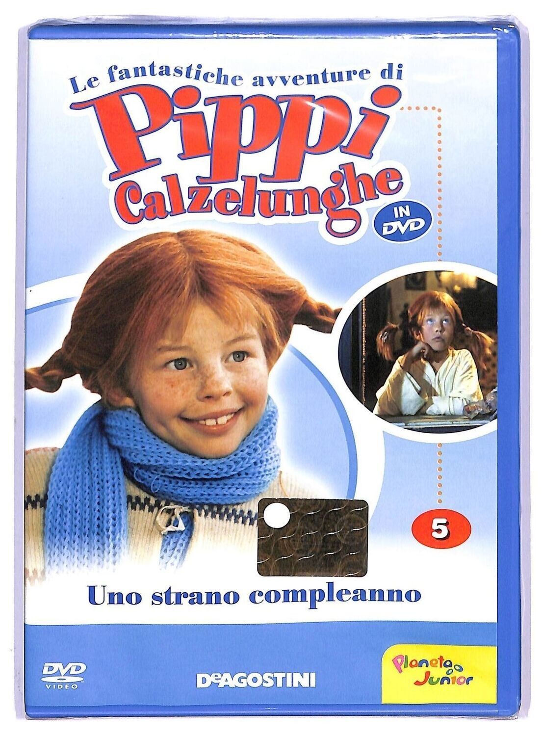 TeknoFilm - DVD – LE FANTASTICHE AVVENTURE DI PIPPI CALZELUNGHE Vol. 05 - UNO STRANO COMPLEANNO di Olle Hellbom (1969) - DE AGOSTINI