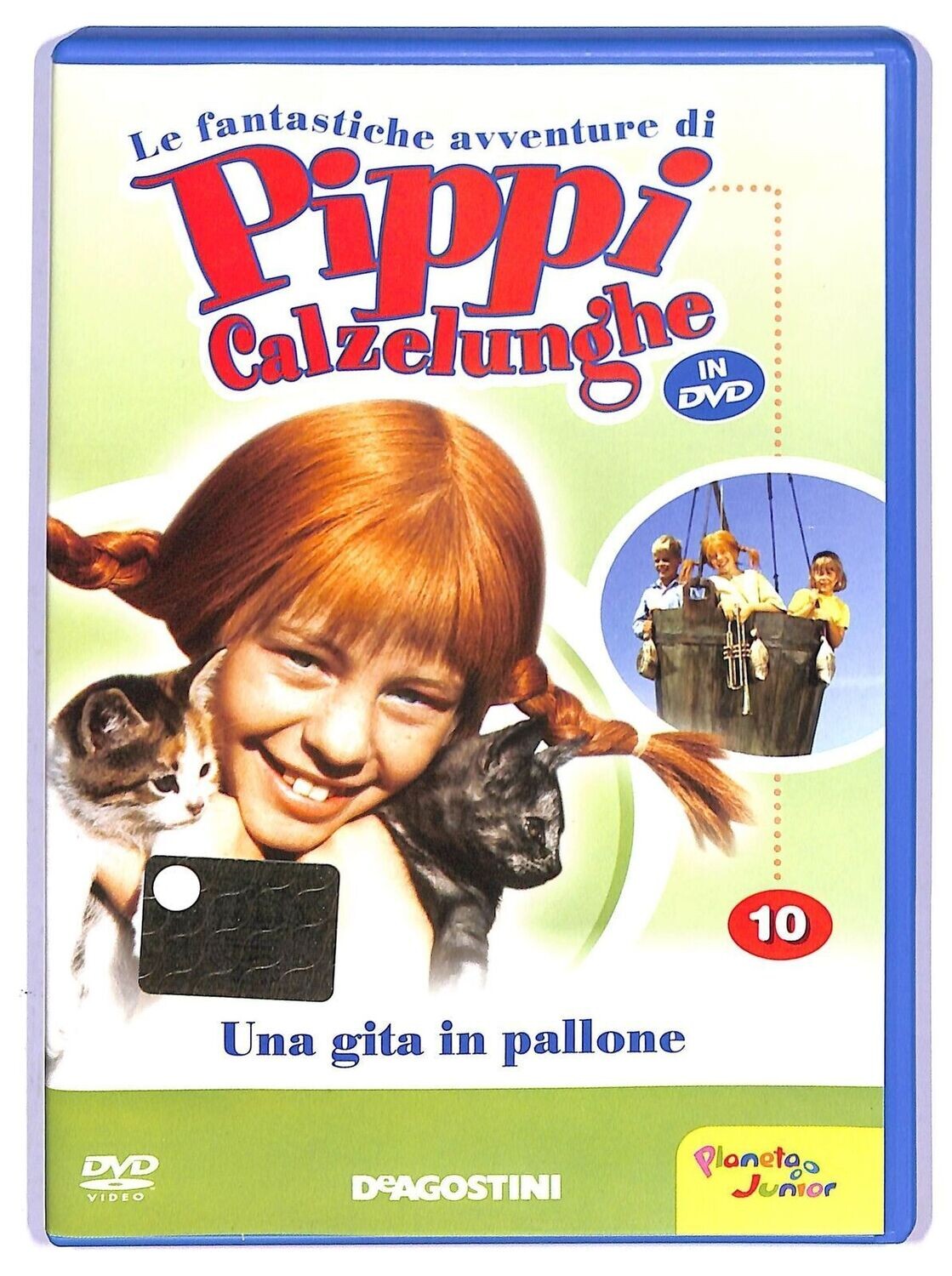 TeknoFilm - DVD – LE FANTASTICHE AVVENTURE DI PIPPI CALZELUNGHE Vol. 10 - UNA GITA IN PALLONE di Olle Hellbom (1969) - DE AGOSTINI
