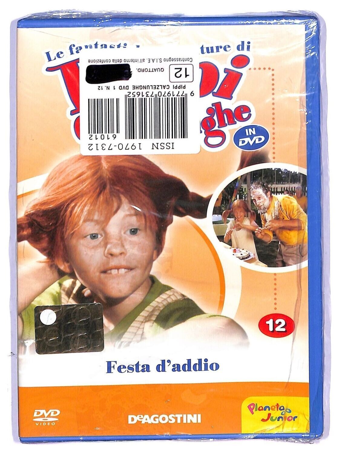 TeknoFilm - DVD – LE FANTASTICHE AVVENTURE DI PIPPI CALZELUNGHE Vol. 12 - FESTA D'ADDIO di Olle Hellbom (1969) - DE AGOSTINI