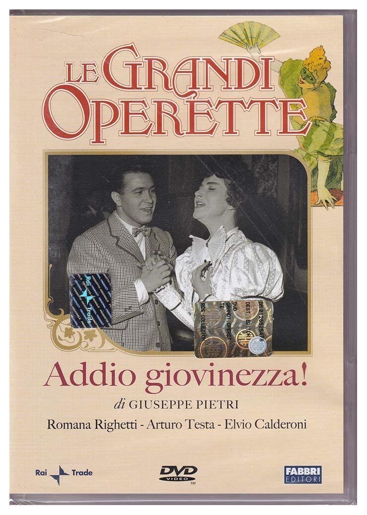 TeknoFilm – DVD - Le grandi operette - ADDIO GIOVINEZZA di Vito Molinari (1959) - FABBRI EDITORI