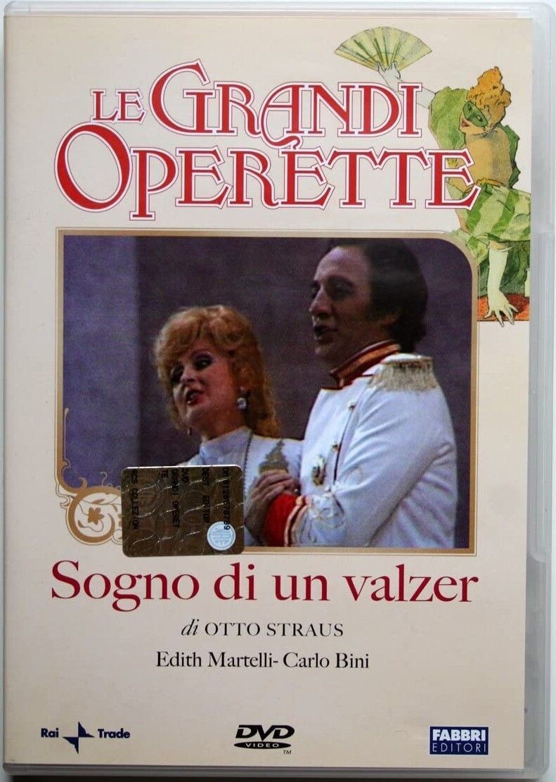 TeknoFilm – DVD - Le grandi operette - SOGNO DI UN VALZER di Carmelo Anastasi (1977) - FABBRI EDITORI