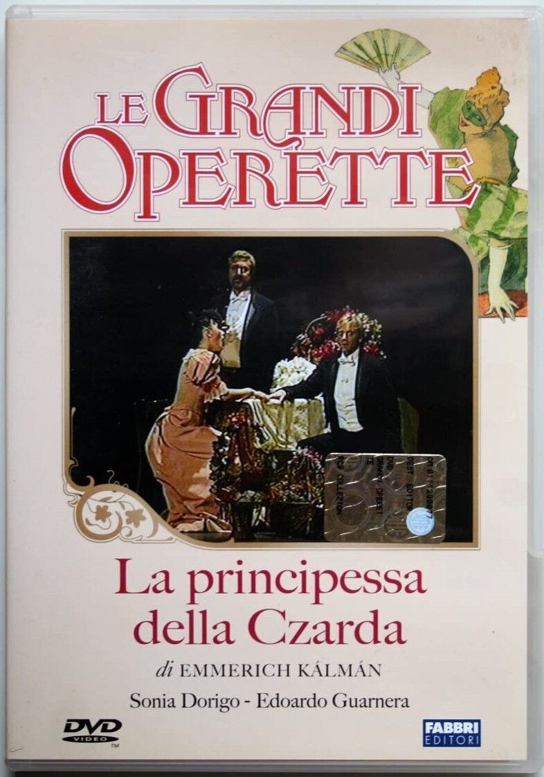 TeknoFilm – DVD - Le grandi operette - LA PRINCIPESSA DELLA CZARDA di G. F. Principe e Pierluigi Pagano (2009) - FABBRI EDITORI