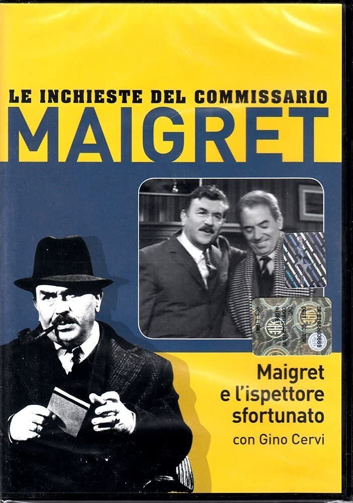 TeknoFilm – DVD – Le inchieste del commissario Maigret - MAIGRET E L'ISPETTORE SFORTUNATO di Mario Landi (1968) - FABBRI EDITORI