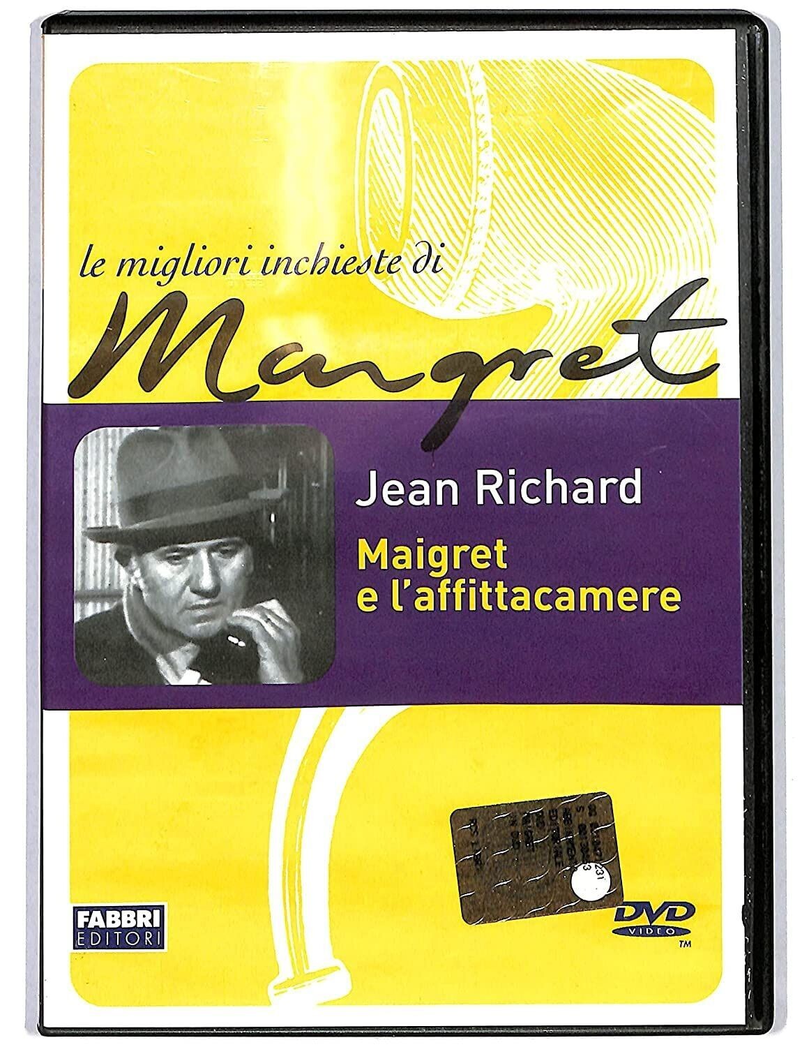 TeknoFilm – DVD – Le inchieste del commissario Maigret - MAIGRET E L'AFFITTACAMERE di Claude Boissol (1972) - FABBRI EDITORI