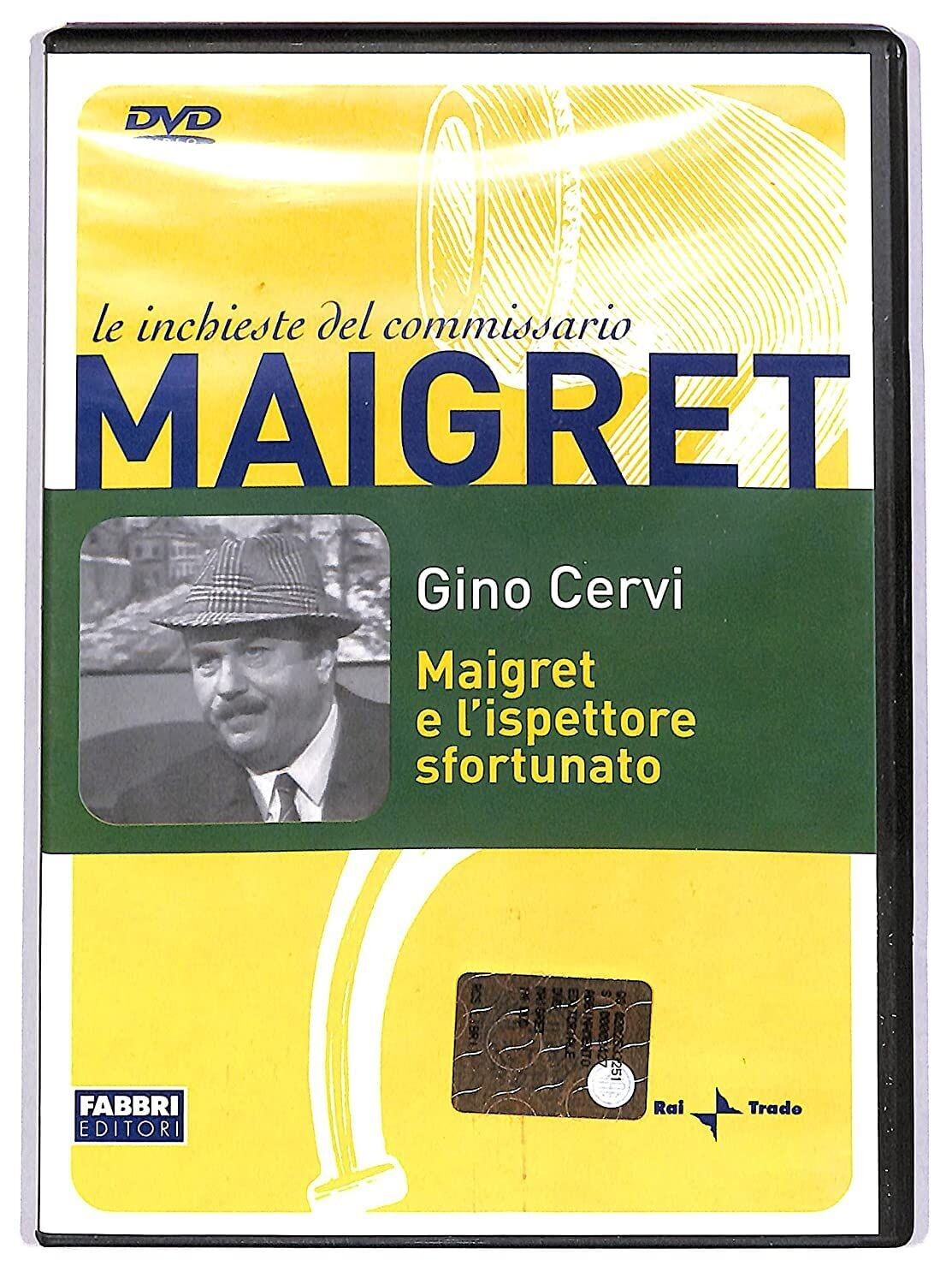 TeknoFilm – DVD – Le inchieste del commissario Maigret - MAIGRET E L'ISPETTORE SFORTUNATO di Mario Landi (1968) - FABBRI EDITORI
