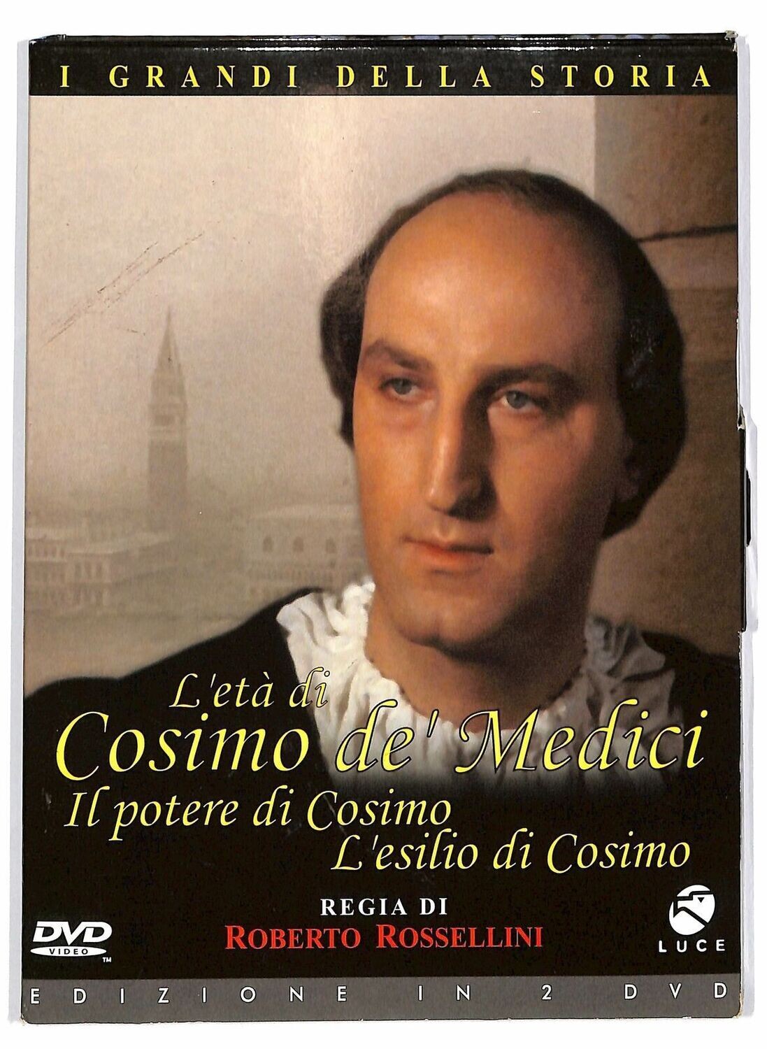 TeknoFilm - 2 DVD – L'ETA' DI COSIMO DEI MEDICI (Il potere di Cosimo + L'esilio di cosimo) di Roberto Rossellini (1972) - ISTITUTO LUCE
