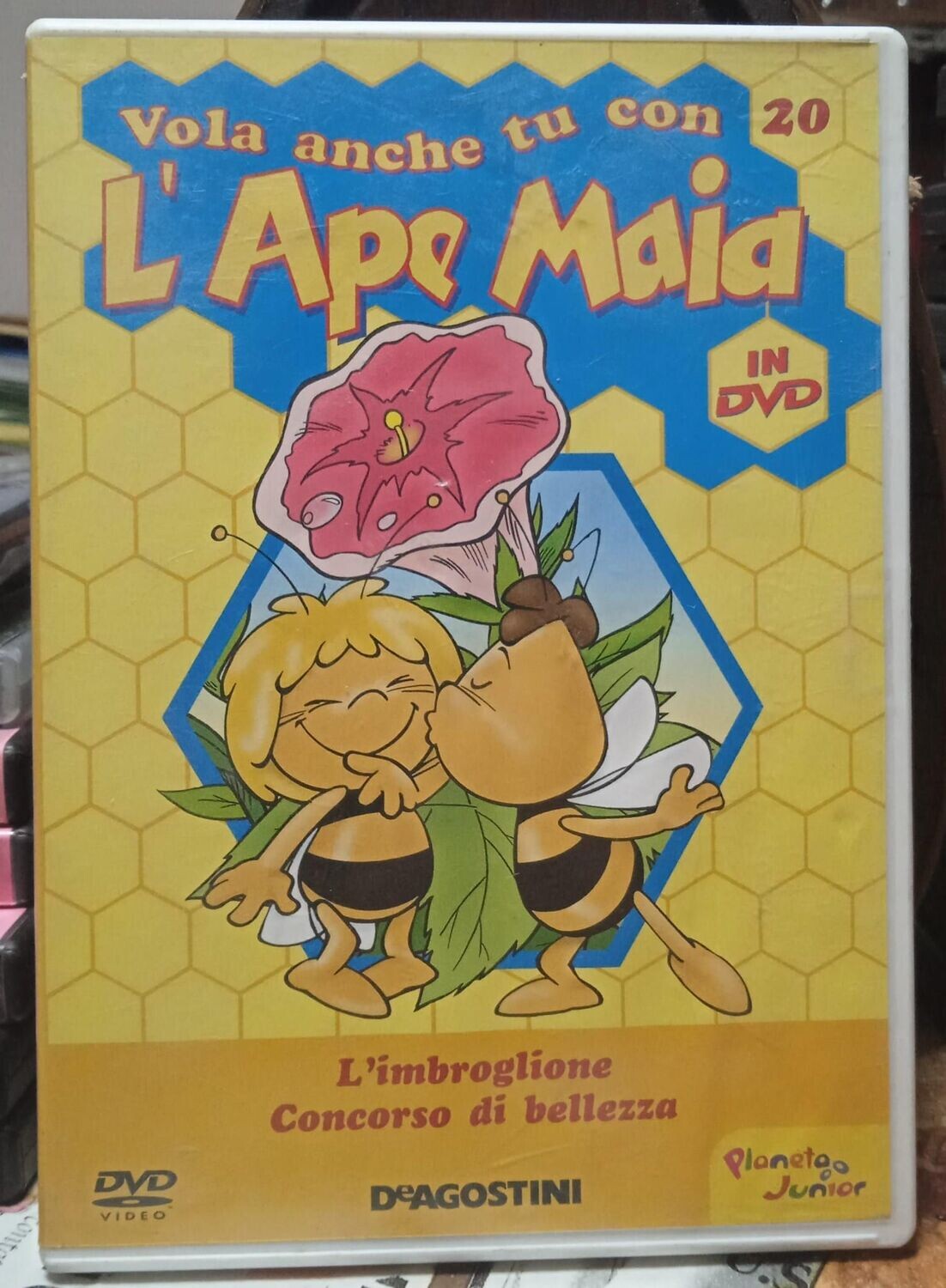 TeknoFilm – DVD – L'APE MAIA Stag. 01 - Vol. 20 (2 Ep. 39 L'imbroglione + 40 Concorso di bellezza) di Hiroshi Saitō (1975) - DE AGOSTINI