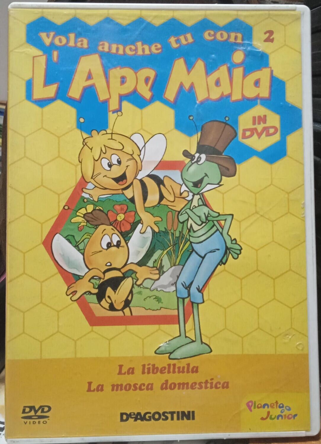 TeknoFilm – DVD – L'APE MAIA Stag. 01 - Vol. 02 (2 Ep. 3 La libellula + 4 La mosca domestica) di Hiroshi Saitō (1975) - DE AGOSTINI