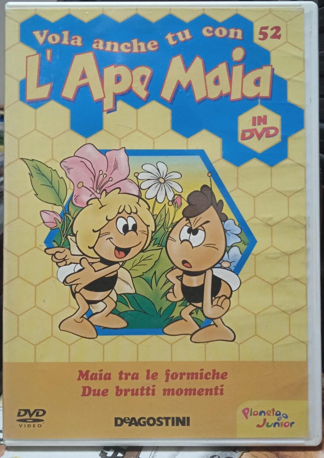 TeknoFilm – DVD – L'APE MAIA Stag. 02 - Vol. 52 (2 Ep. 103 Maia tra le formiche + 104 Due brutti momenti) di Hiroshi Saitō (1975) - DE AGOSTINI
