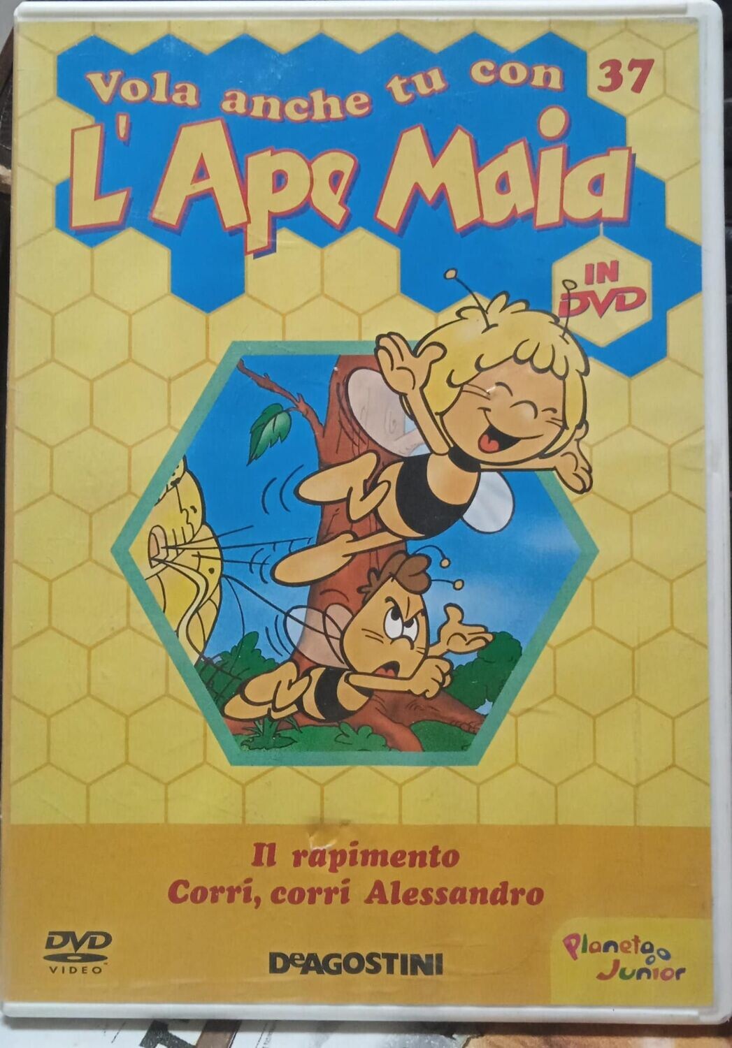 TeknoFilm – DVD – L'APE MAIA Stag. 02 - Vol. 37 (2 Ep. 73 Il rapimento + 74 Corri, corri Alessandro) di Hiroshi Saitō (1975) - DE AGOSTINI