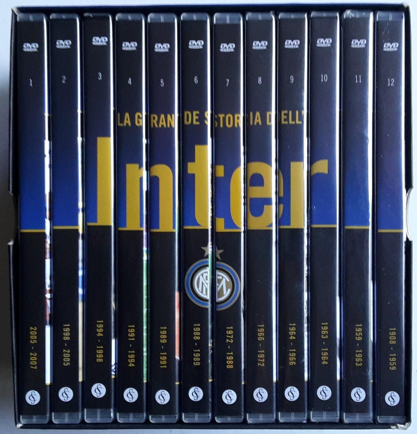 TeknoFilm - Box 10 DVD + 10 Booklet (Opera completa) – LE PARTITE INDIMENTICABILI DELL'INTER (2010) - GAZZETTA DELLO SPORT