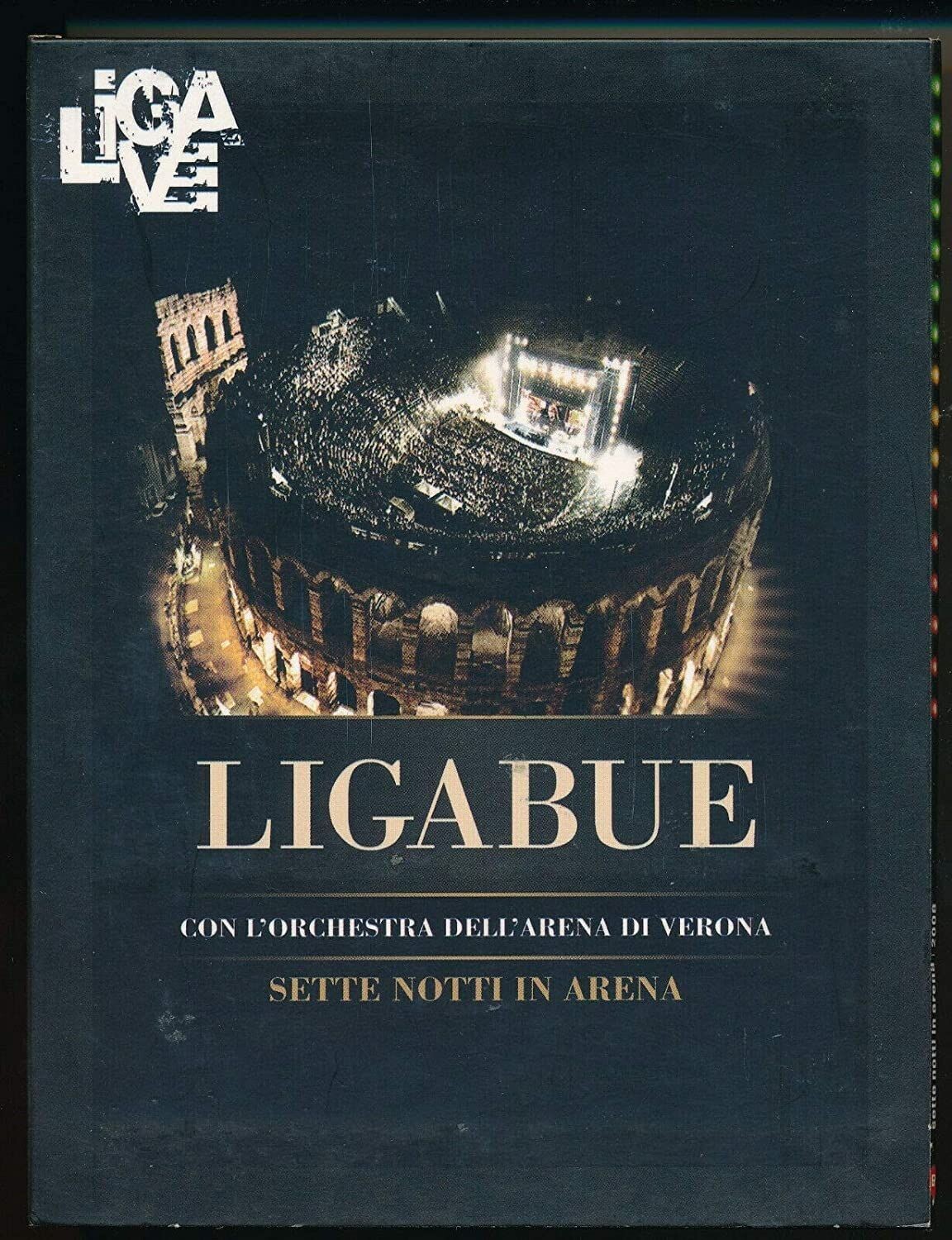 TeknoFilm – DVD (Versione Digipack) – LIGABUE - SETTE NOTTI IN ARENA (con l'Orchestra di Verona) - (2012) - DTS