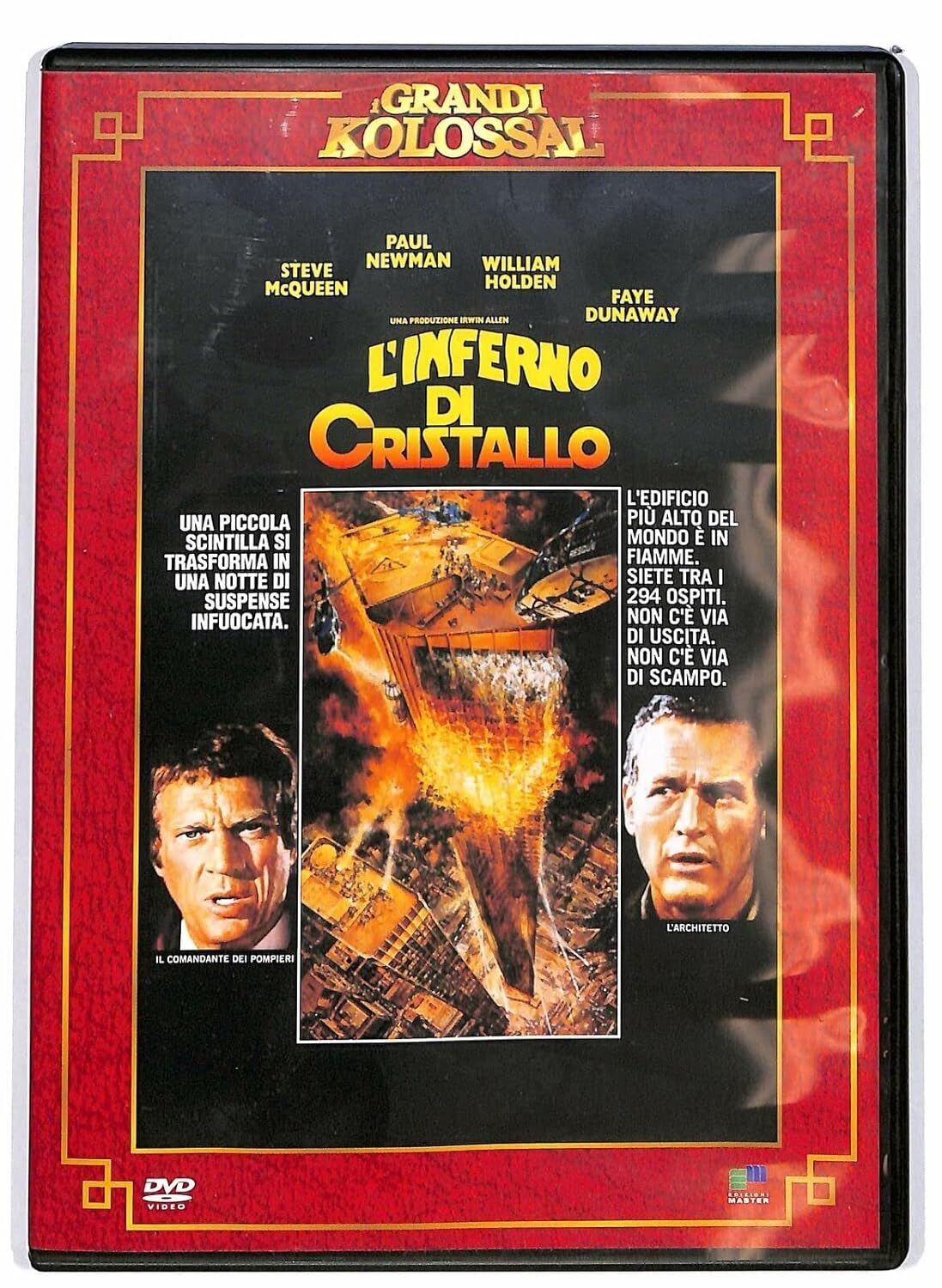 TeknoFilm – DVD – L'INFERNO DI CRISTALLO di John Guillermin (1974) - EDIZIONI MASTER