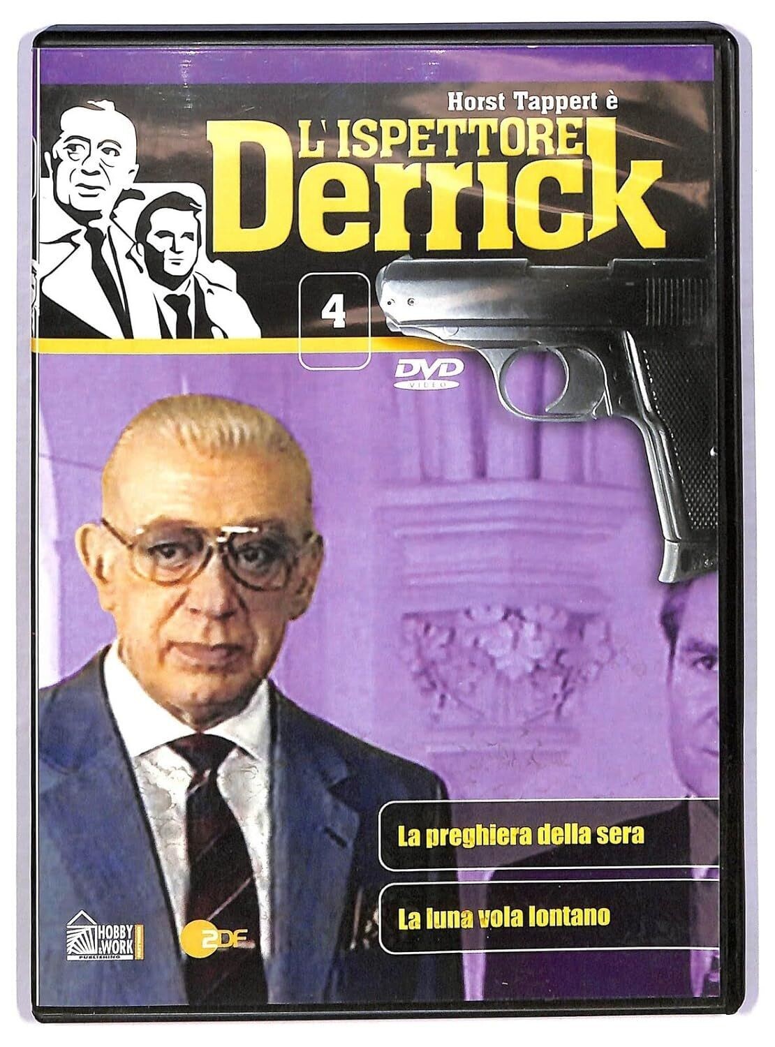 TeknoFilm – DVD – L'ISPETTORE DERRICK Vol. 04 (La preghiera della sera + La luna vola lontano) 1974 - HOBBY & WORK