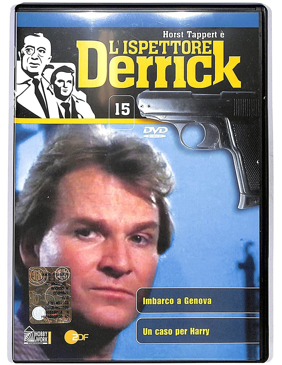 TeknoFilm – DVD – L'ISPETTORE DERRICK Vol. 15 (Imbarco a Genova + Un caso per Harry) 1974 - HOBBY & WORK