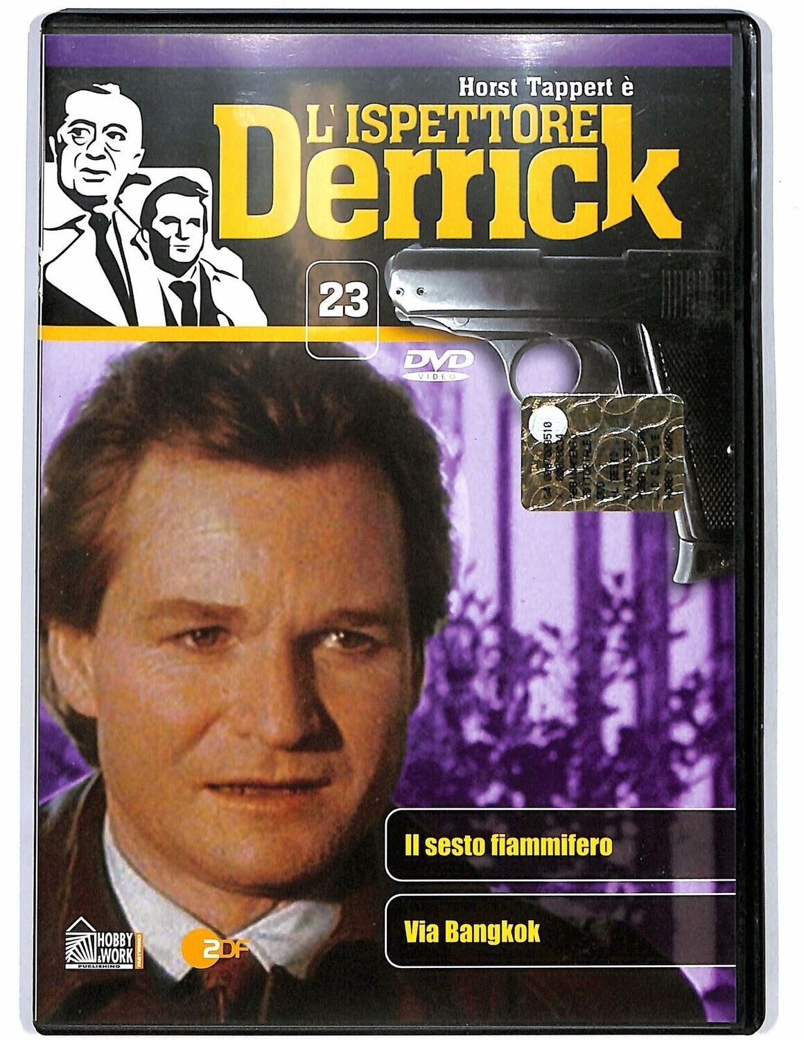 TeknoFilm – DVD – L'ISPETTORE DERRICK Vol. 23 (Il sesto fiammifero + Via Bankock) 1974 - HOBBY & WORK