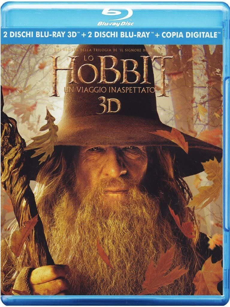 TeknoFilm - 2 Bluray + 2 DVD + eCOPY – LO HOBBIT - UN VIAGGIO INASPETTATO 3D di Peter Jackson (2012) - WARNER BROS