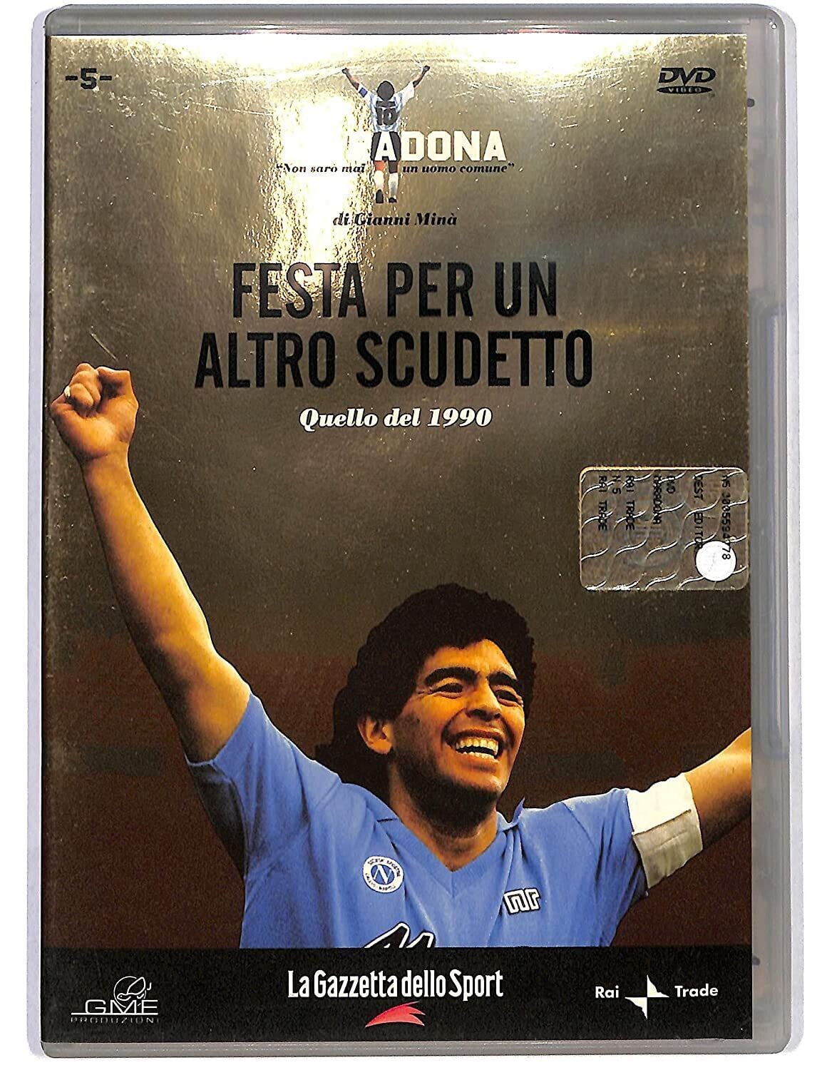 TeknoFilm - DVD – MARADONA - NON SARO' MAI UN UOMO COMUNE Vol. 05 - FESTA PER UN ALTRO SCUDETTO di Gianni Minà - GAZZETTA DELLO SPORT