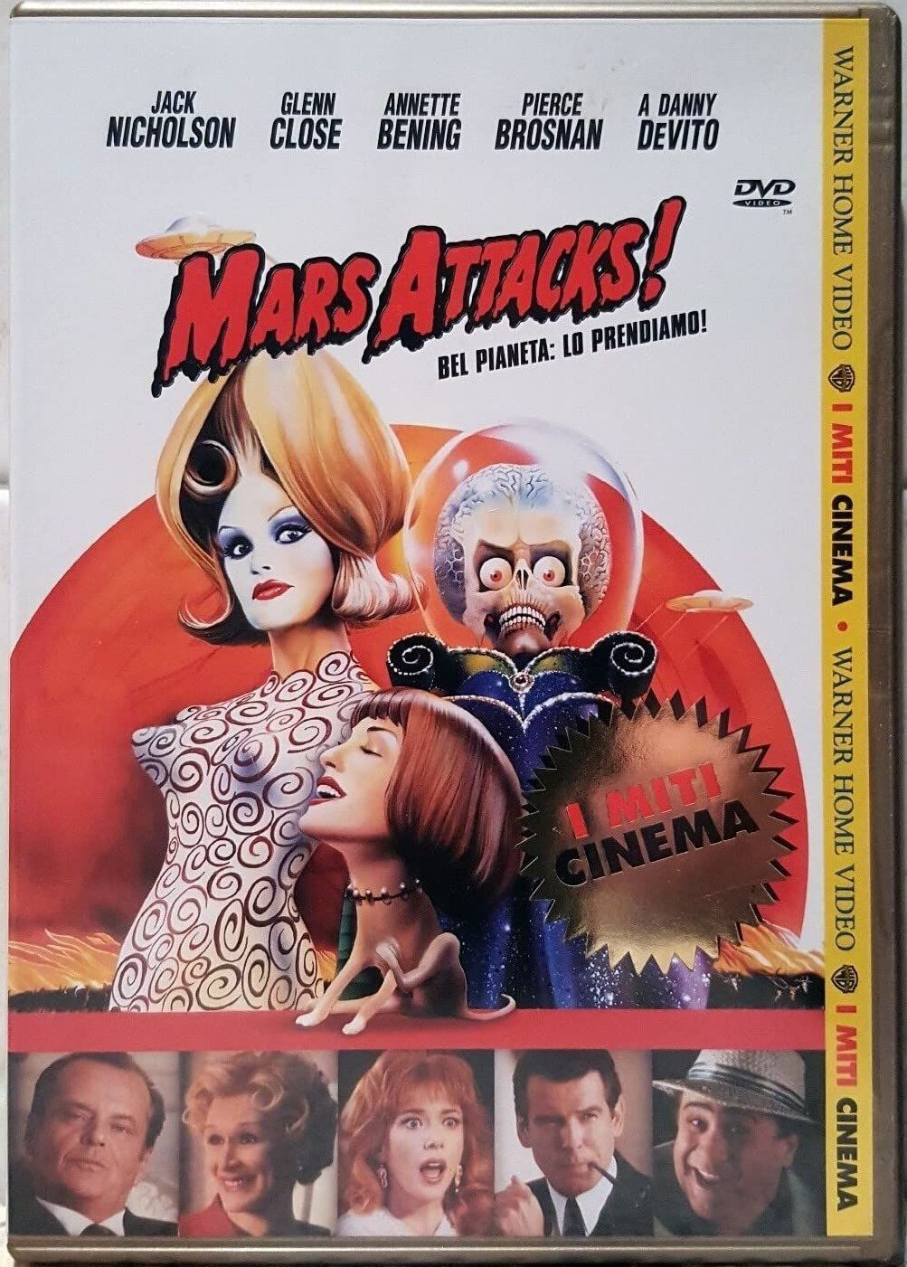 TeknoFilm - DVD – MARS ATTACKS! di Tim Burton (1996) - WARNER BROS (I MITI)