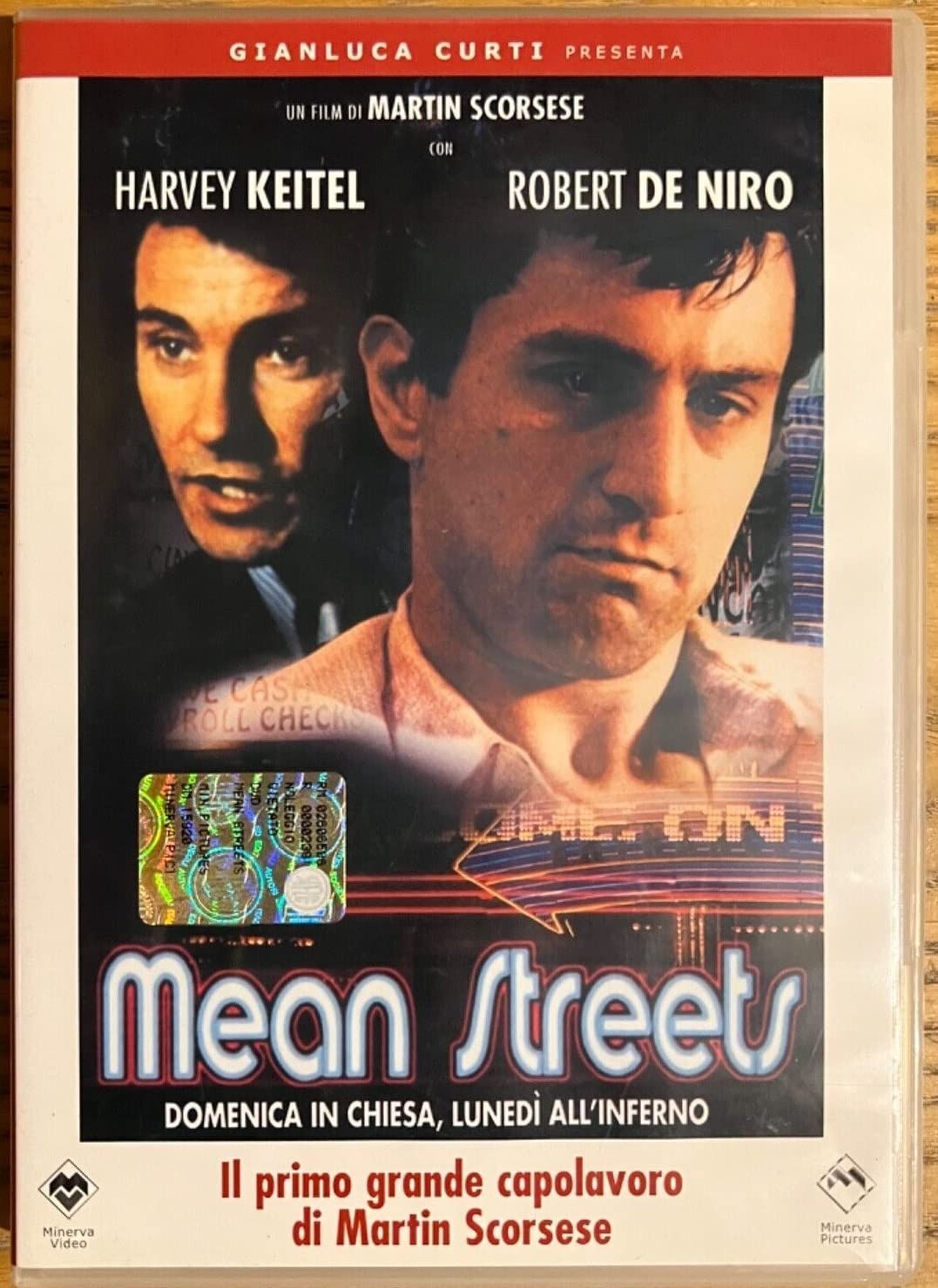 TeknoFilm - DVD – MEAN STREETS - DOMENICA IN CHIESA, LUNEDI' ALL'INFERNO di Martin Scorsese (1973) - MINERVA