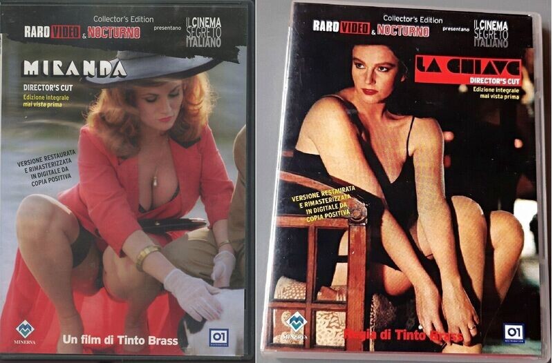 TeknoFilm - 2 DVD – Tinto Brass Collection - MIRANDA (1985) + LA CHIAVE (1983) - RARO VIDEO