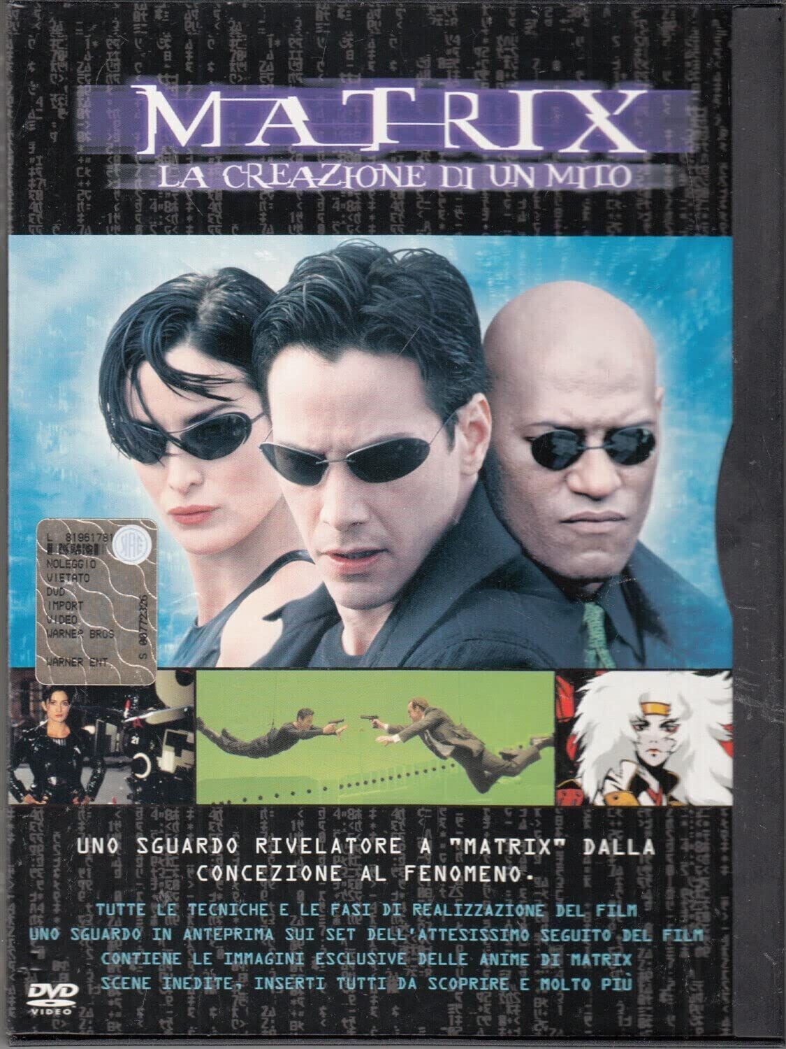TeknoFilm - DVD (Lingua Inglese Sub ITA) – MATRIX - LA CREAZIONE DI UN MITO (Snapper case) di Josh Oreck (2001) - WARNER BROS