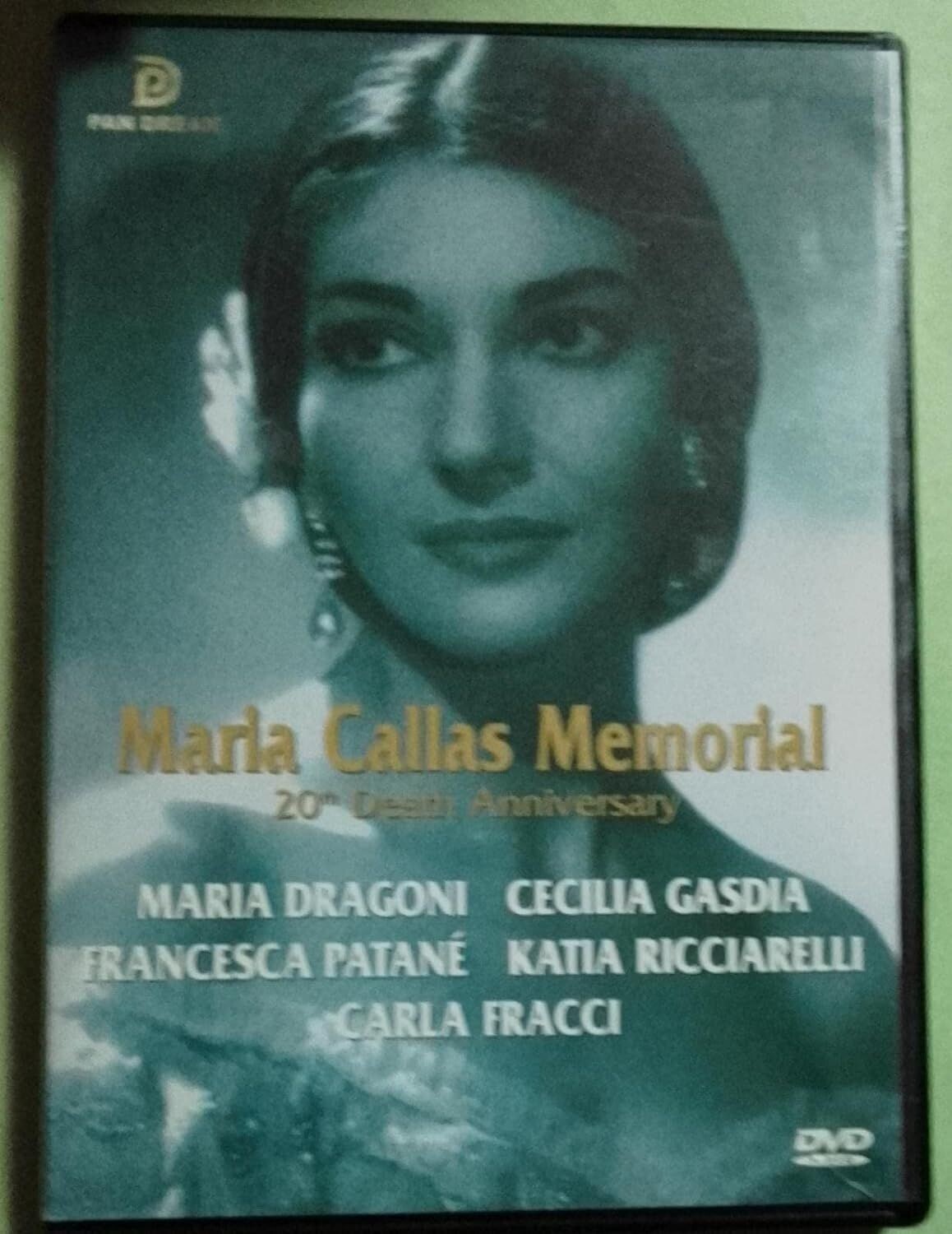 TeknoFilm - DVD – MARIA CALLAS MEMORIAL (Concerto per 20° anniversario dalla morte) Orchestra Philarmonia Mediterranea (1997) - DELTA VIDEO